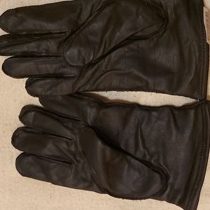 Mens leather gloves